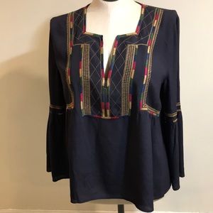 Sugar Lips Aztec Print Blouse